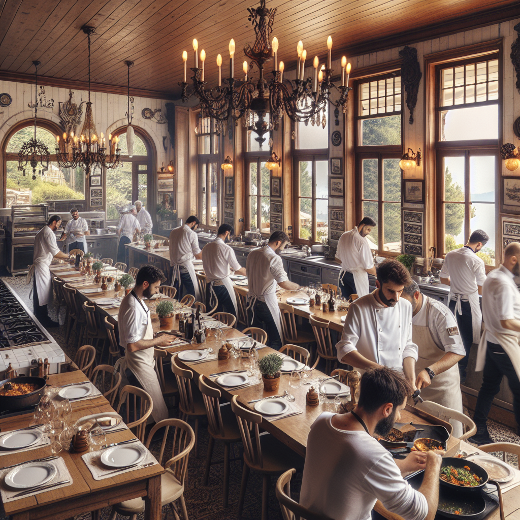 Silivri Villa Restaurant Mutfak - Gurme Lezzetler Silivri Villa Restaurant’ta gurme lezzetler hazırlayan aşçılar