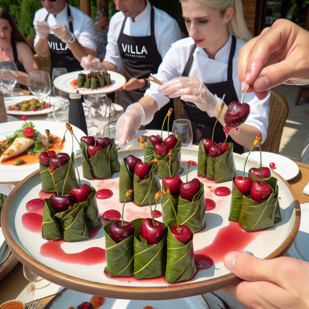 Vişneli Yaprak Sarma - Villa Restaurant Silivri Villa Restaurant Silivri’de gurme tadım: Vişneli Yaprak Sarma