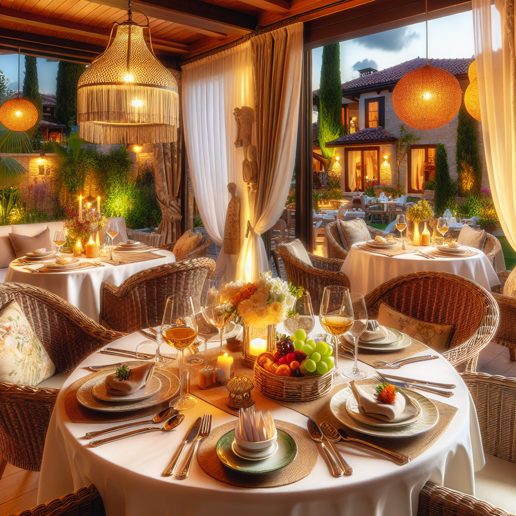 Villa Restoran Silivri Atmosferi Villa Restoran Silivri sakin ve lezzet dolu yemek masası